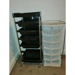 Cosmetic products storage containers