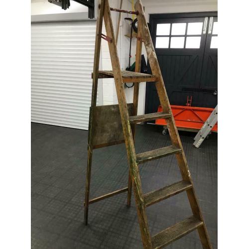 Large wooden step ladders