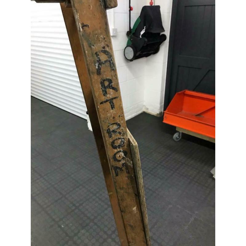 Large wooden step ladders