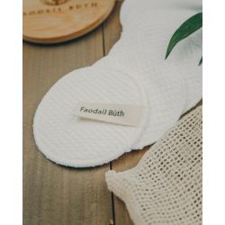 Reusable Makeup Remover Pads - Bamboo Storage Box & Organic Cotton Face Cloth For All Skin