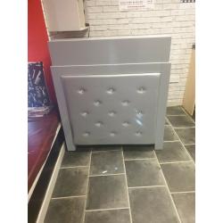 Salon reception desk.