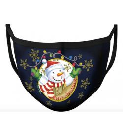 Face Mask Reusable Washable Protective Breathable Covering Christmas Print Sale