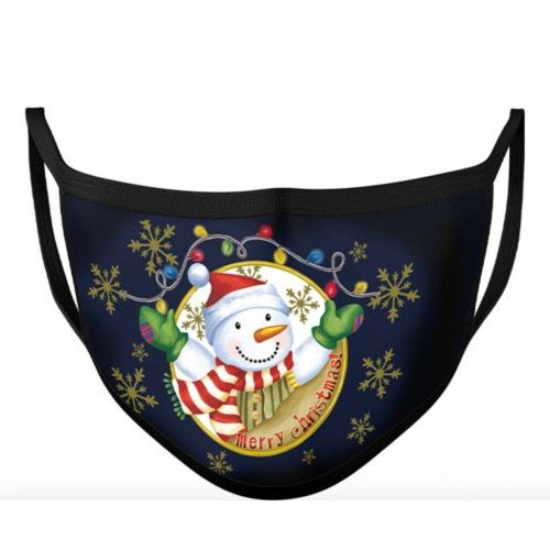 Face Mask Reusable Washable Protective Breathable Covering Christmas Print Sale