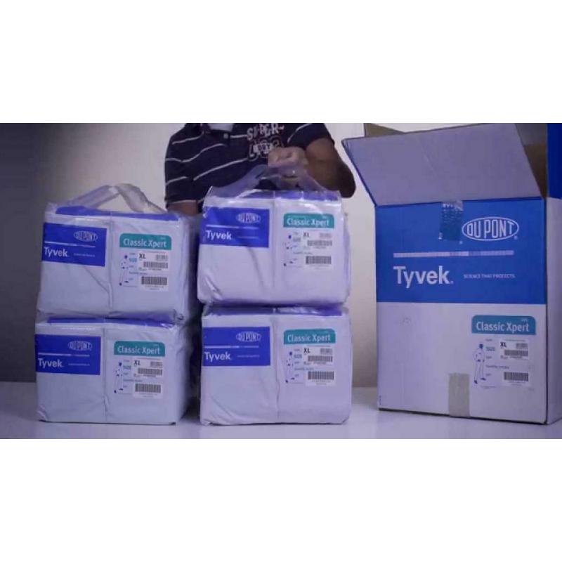 Tyvek overalls