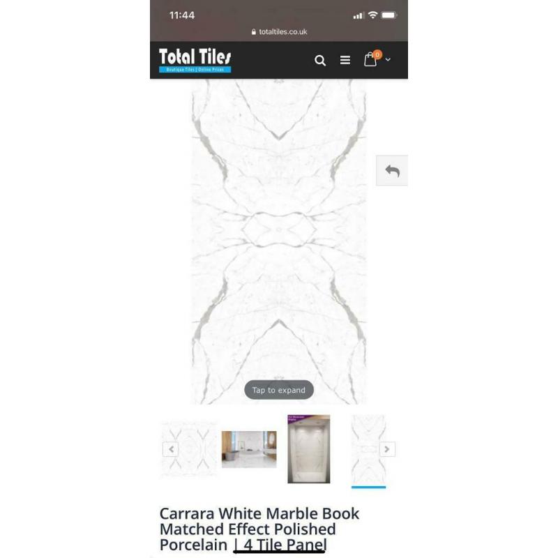 Large Marble Style Porcelain Tiles