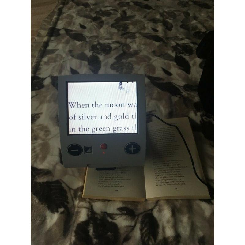 Optelec portable reading magnifier