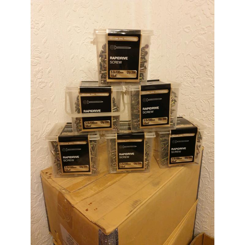 100mm pozi screws 200pk