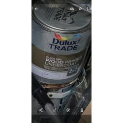 Dulux trade wood primer under coat white paint