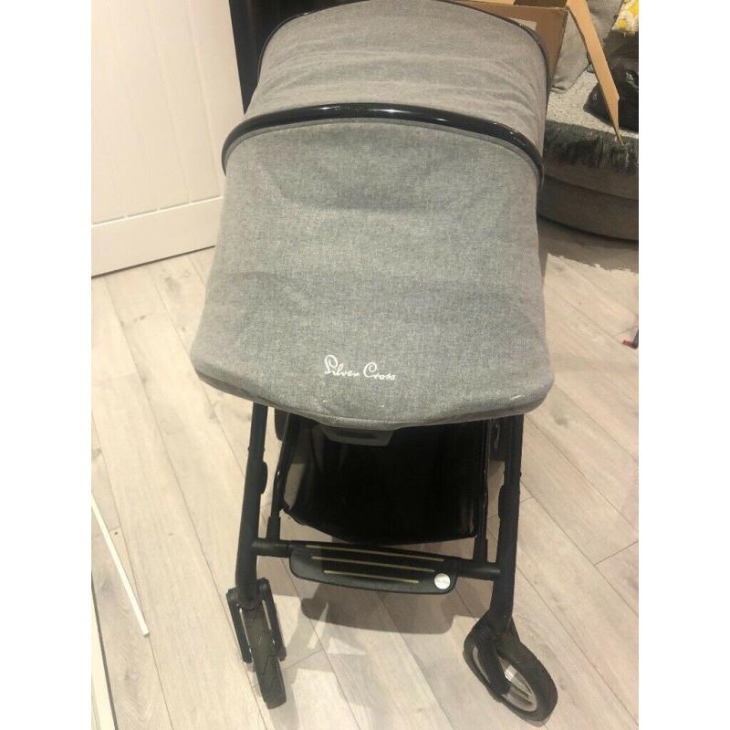 Silver cross pioneer pram, buggy and car seat