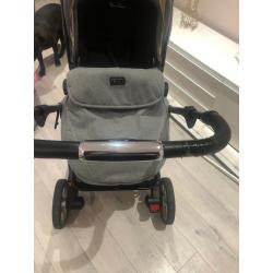 Silver cross pioneer pram, buggy and car seat
