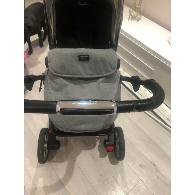 Silver cross pioneer pram, buggy and car seat