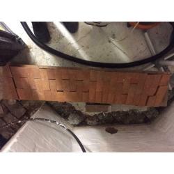 Cut brick lintel x2