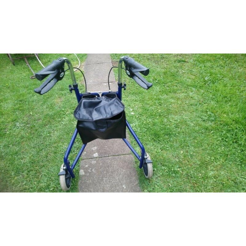 Nice clean days mobility walker with storage bag