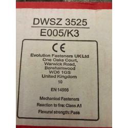 Box of Evolution DWSZ 535 E005/K3 screws for gun