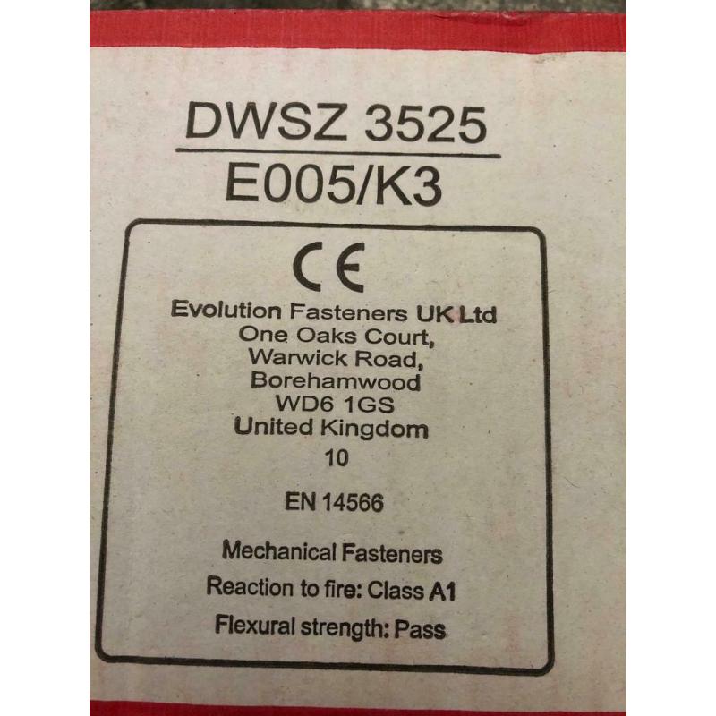 Box of Evolution DWSZ 535 E005/K3 screws for gun