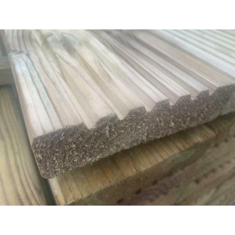 Grade A decking boards pressure treated green