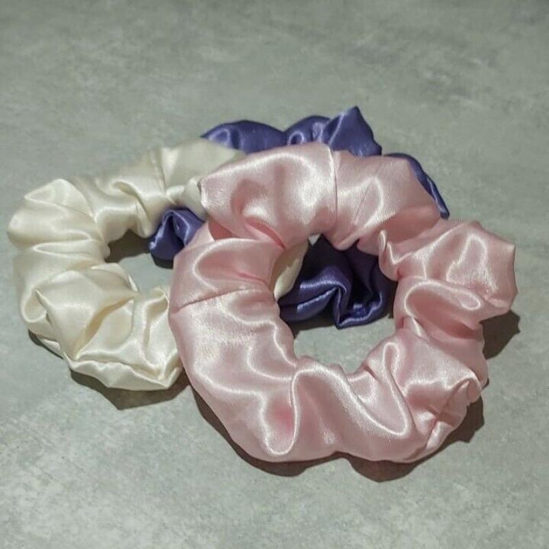 Satin scrunchies