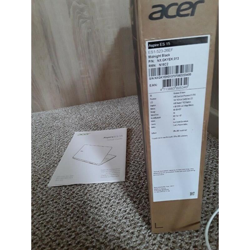 Acer es 15 laptop