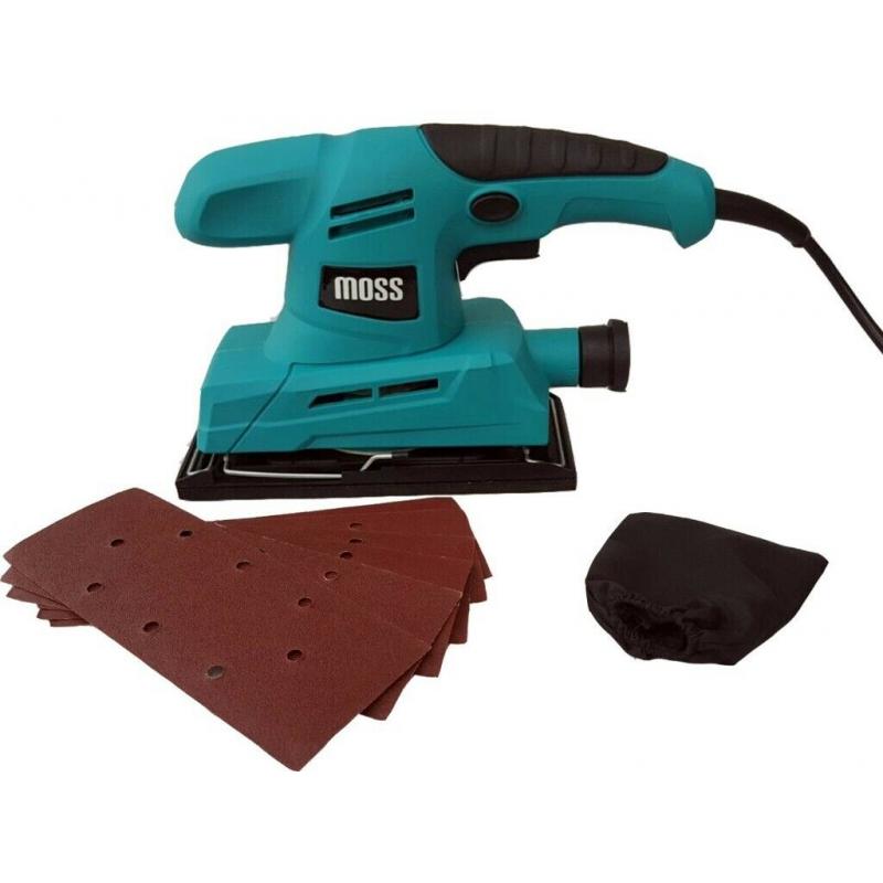 Moss 180W Electric Detail Palm Sander Sheet Sanding