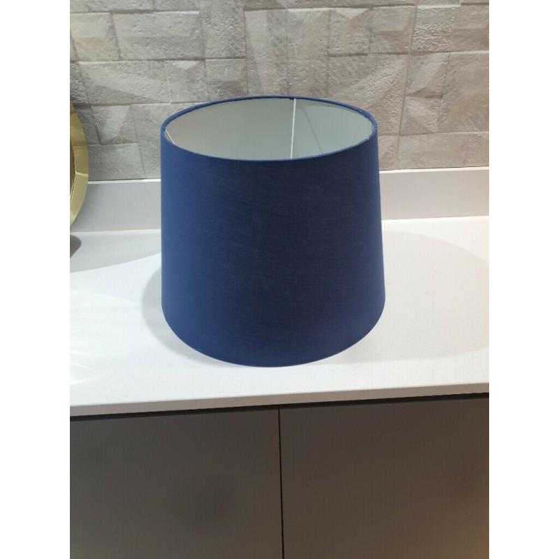 Navy blue lampshade