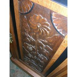 Carved Satinwood BEDSIDE Dining room Sitting Room CABINET. KENT