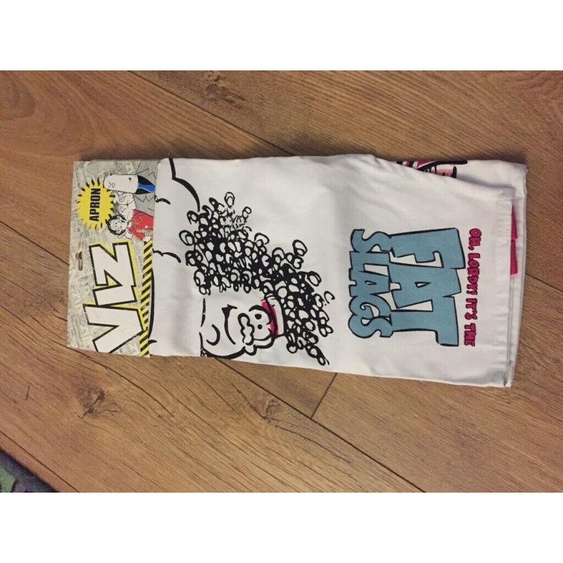Viz fat slags cartoon apron