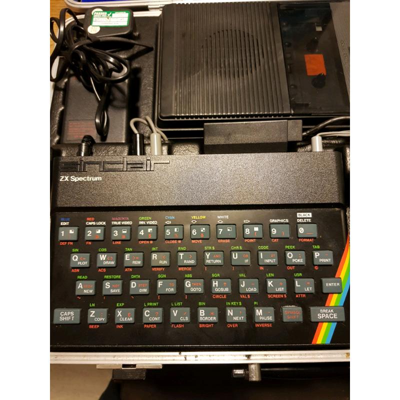 Sinclair ZX spectrum in a briefcase vintage