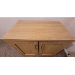 2 door sideboard/ cupboard oak veneer