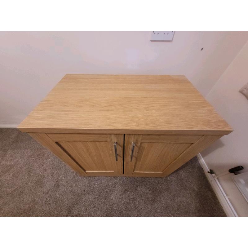 2 door sideboard/ cupboard oak veneer