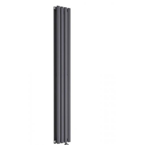 Anthracite Vertical Designer Radiator - 1600mm x 236mm (Double Panel)
