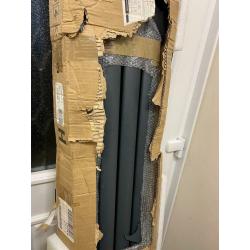 Anthracite Vertical Designer Radiator - 1600mm x 236mm (Double Panel)