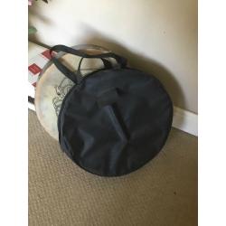 Bohran drum with case and beater