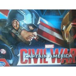 RISK, MARVEL CIVIL WAR (CAPTAIN AMERICA) board game. Hasbro 2015. Unused in (Sealed box).