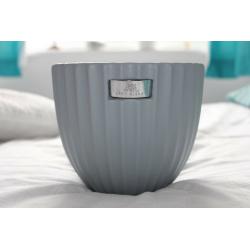Designer Rosalie Flower Pot ? 18cm Blue (New Boxed)