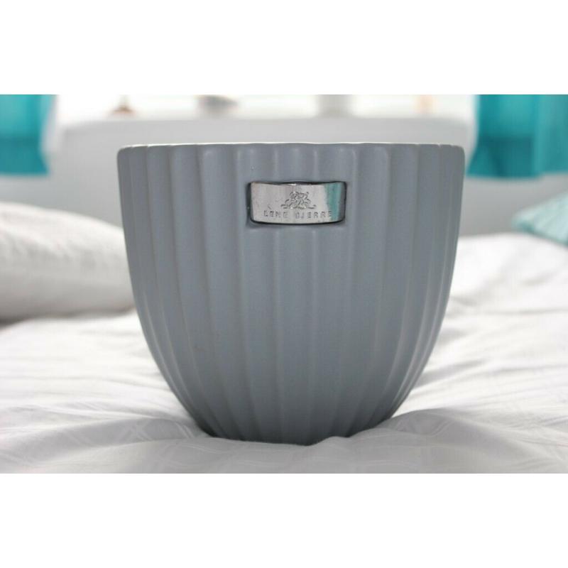 Designer Rosalie Flower Pot ? 18cm Blue (New Boxed)