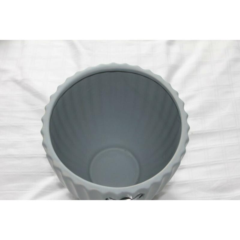 Designer Rosalie Flower Pot ? 18cm Blue (New Boxed)