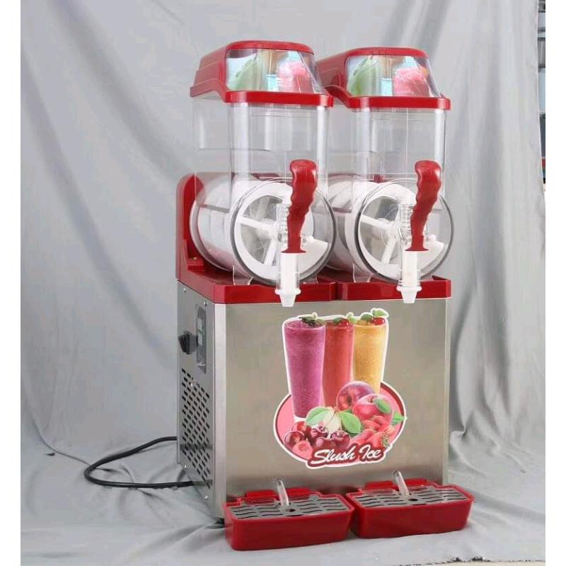 Two tank double Electric Slush Maker freeze machine