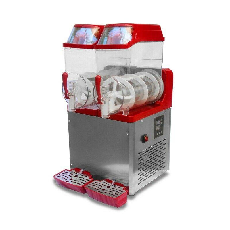 Two tank double Electric Slush Maker freeze machine