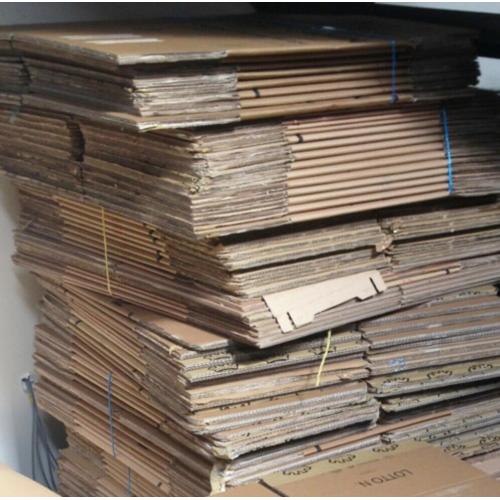 Used cardboard boxes
