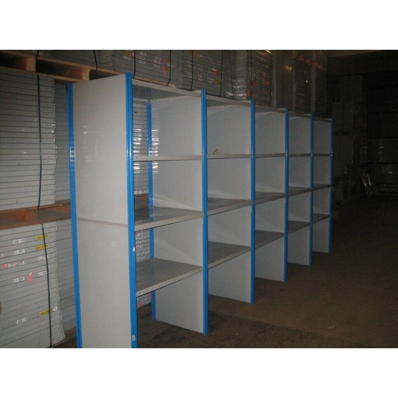 200 bays of dexion impex industrial shelving ( storage , pallet racking )