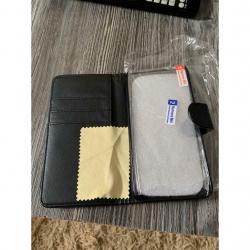 Htc desire mobile phone leather cover