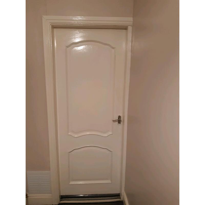 Solid doors and 1 solid oak table.