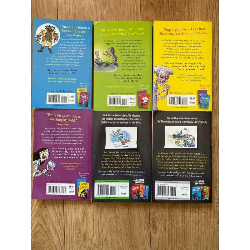 6 Anthony Horowitz Books