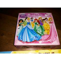3 puzzles - 2 Disney Princess and 1 Galt Sparkle Fairy Garden