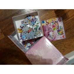 3 puzzles - 2 Disney Princess and 1 Galt Sparkle Fairy Garden