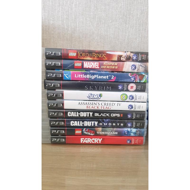 Various PS3 and PS4 games