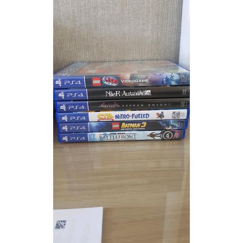 Various PS3 and PS4 games