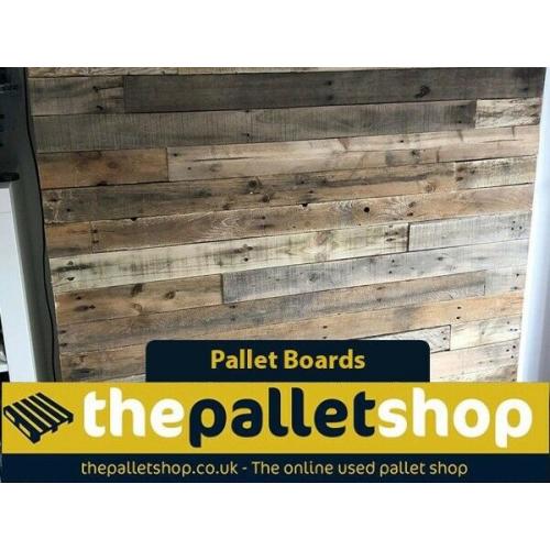 Reclaimed Pallet Boards - 50% OFF - SANDED or UnSanded