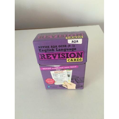 GCSE AQA English Language Revision Cards