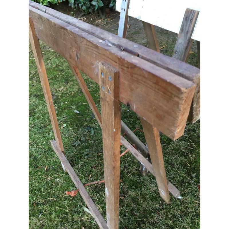 Tressles and table top